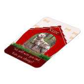 愛犬メモリアル – Red Dog House マグネット (左側)