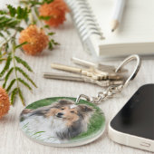 愛犬レインボーブリッジ記念碑 キーホルダー (正面右)