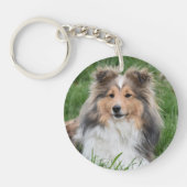 愛犬レインボーブリッジ記念碑 キーホルダー (正面)