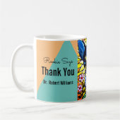 愛犬写真愛好家、獣医のお礼 コーヒーマグカップ (左)