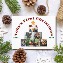 愛犬初のクリスマス フォトツリー オーダーメイド ペット