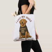 愛犬大好き トートバッグ (クローズアップ)
