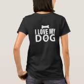 愛犬大好き Tシャツ (裏面)
