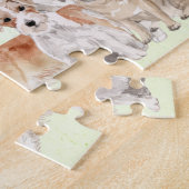 愛犬家おもしろいパーソナルジグソーパズル ジグソーパズル (側面)