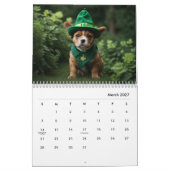愛犬家かわいい子犬カレンダー カレンダー (3月 2027)