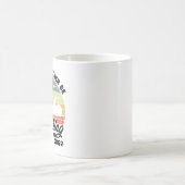 愛犬家とカヤックを楽しみたい人向けの面白いデザイン コーヒーマグカップ (中央)