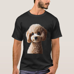 愛犬家とドッグママのためのキュートなプードルTシャツ トイ・ミニチュア Tシャツ