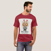 愛犬家のかわいいTシャツ Tシャツ (正面フル)