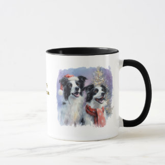 愛犬家のためのクリスマスコーヒーマグ マグカップ