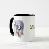 愛犬家のためのクリスマスコーヒーマグ マグカップ (正面左)