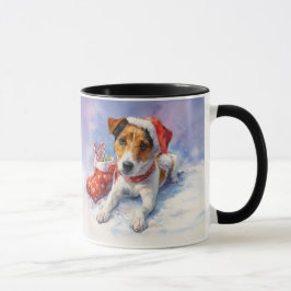 愛犬家のためのクリスマスコーヒーマグ マグカップ