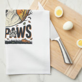 愛犬家のためのハロウィンドッグTシャツ キッチンタオル (四つ折り)