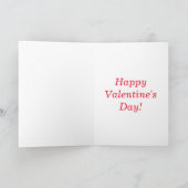 愛犬家のためのバレンタインカード シーズンカード (内部)