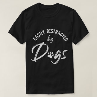 愛犬家のためのユーモラスなアート Tシャツ