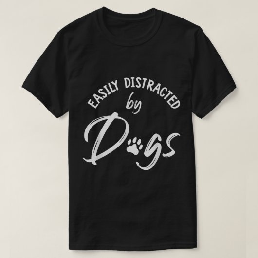 愛犬家のためのユーモラスなアート Tシャツ (デザイン正面)