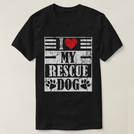愛犬家のためのレトロなペットギフトTシャツ Tシャツ (デザイン正面)