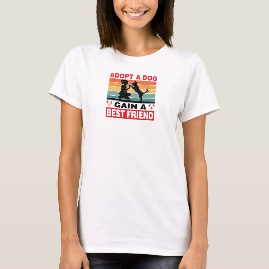 愛犬家のための最高の犬Tシャツ Tシャツ (正面)