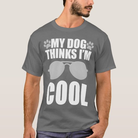 愛犬家のための犬 Tシャツ (正面)