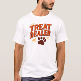 愛犬家のための「Treat Dealer Dog Mom」Tシャツ - 面白い犬好きギフト Tシャツ