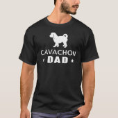 愛犬家のためのCavachonのギフトのTシャツ Tシャツ (正面)