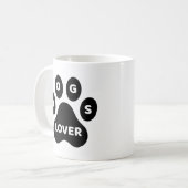 愛犬家のコーヒーマグ コーヒーマグカップ (正面左)