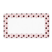 愛犬家のポーズおもしろいとボーンデザイン ラベル (正面)