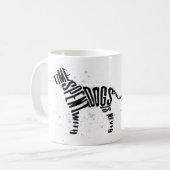愛犬家のマグカップ美しい引用文 コーヒーマグカップ (正面左)