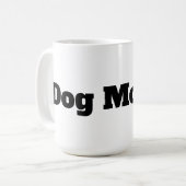 愛犬家のママ コーヒーマグカップ (正面左)
