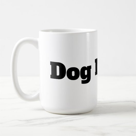 愛犬家のママ コーヒーマグカップ (左)