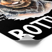 愛犬家のロットワイラー構造 ポスター (角)