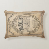 愛犬家の初期ので汚く素朴で旧式な枕 アクセントクッション (正面)