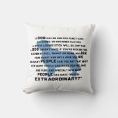 愛犬家の心温まる犬引用文 クッション (正面)