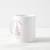 愛犬家の最初のクリスマス記念マグカップ コーヒーマグカップ (正面左)