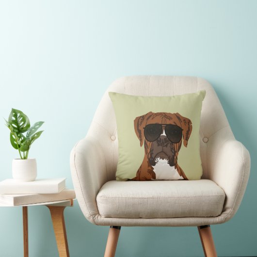 愛犬家の枕のためのクールなボクサー犬 クッション (椅子)