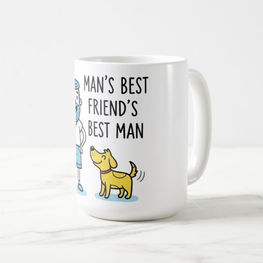 愛犬家の父の日 コーヒーマグカップ (正面右)