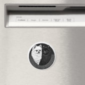 愛犬家へのギフトに最適な日本スピッツのマグネット マグネット (インサイチュ (食洗機))