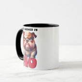 愛犬家へのギフトに最適な面白い犬のコーヒーマグ マグカップ (正面左)