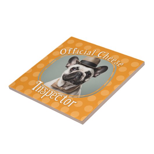 愛犬家フォトチーズ検査官 タイル (側面)