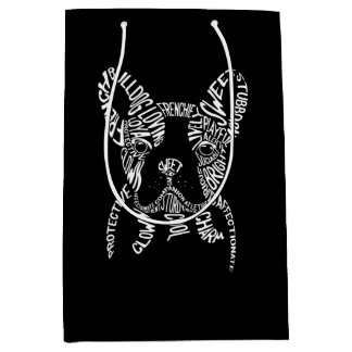 愛犬家フランスのBulldog ミディアムペーパーバッグ