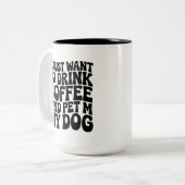 愛犬家マグカップ 犬ママ ツートーンマグカップ (正面左)