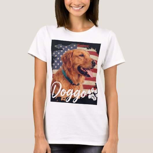 愛犬家ママのためのTシャツ ペット愛好家と子犬の飼い主向け Tシャツ (正面)