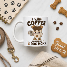 愛犬家ママのコーヒーマグ・ギフト 女性への犬グッズ コーヒーマグカップ