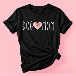 愛犬家ママ 愛犬家 ペット写真 手書き風テキスト トライブレンドTシャツ
