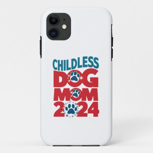 愛犬家ママ 犬好き レディース 投票 愛国的 犬 Case-Mate iPhoneケース (裏面)