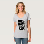 愛犬家モード発動 Tシャツ (正面フル)