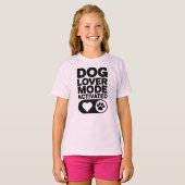 愛犬家モード発動 Tシャツ (正面フル)