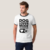愛犬家モード発動 Tシャツ (正面フル)