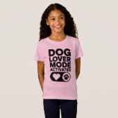 愛犬家モード起動 Tシャツ (正面フル)