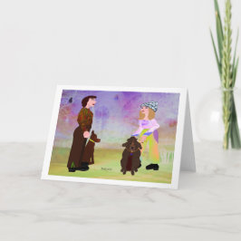 愛犬家リーマリークリエイティブデザイン カード