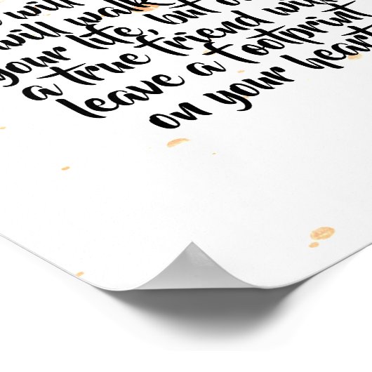 愛犬家引用文ポスターpaw印刷デザイン ポスター (角)